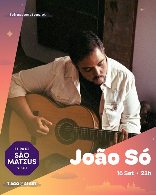 João Só em Viseu a 16 de Setembro