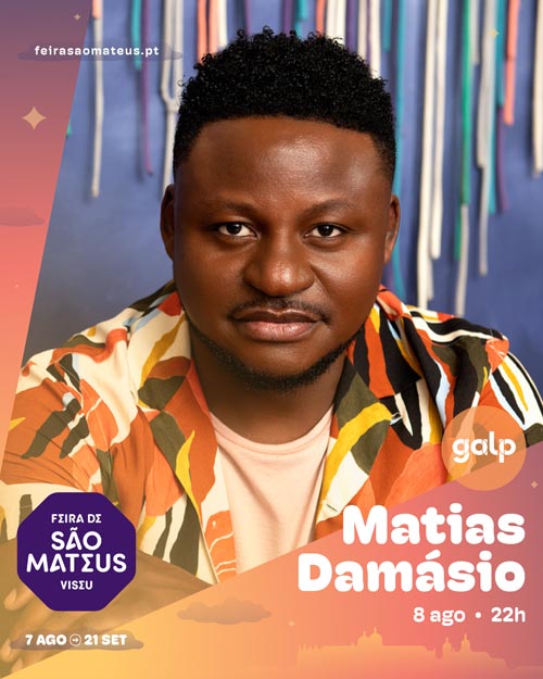 Matias Damásio em Viseu a 8 de Agosto
