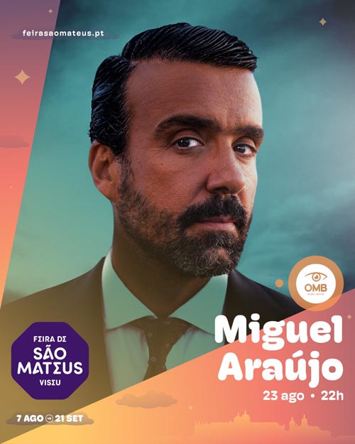Miguel Araújo em Viseu a 23 de Agosto